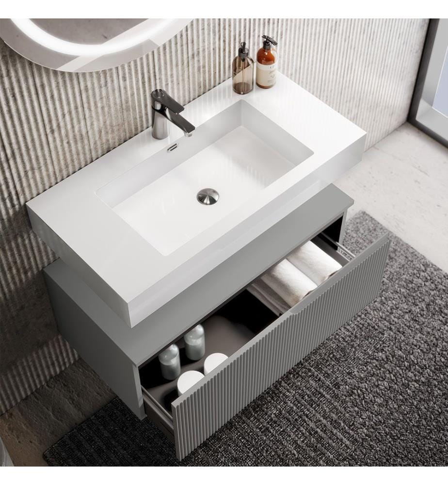 Badezimmer Waschtisch 3 Stück Zip - Multicolor