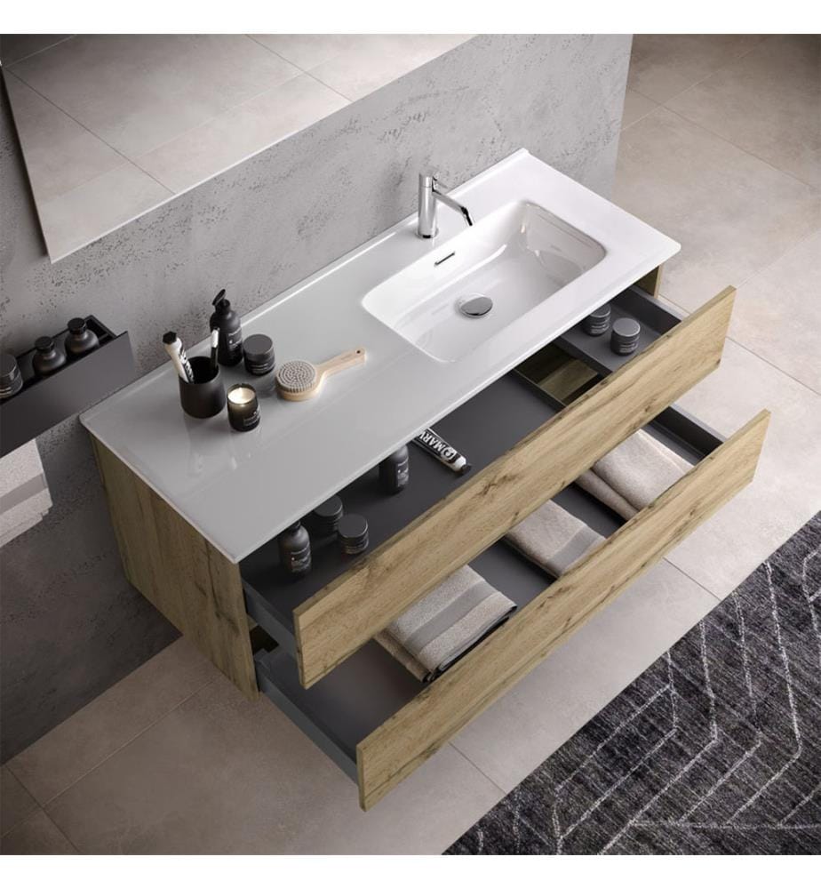 Badezimmer-Waschtisch RH 4 Stück TITAN Eiche