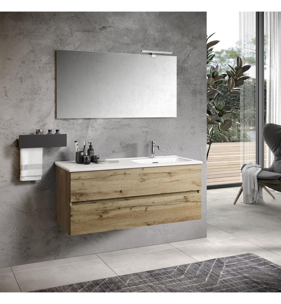 Badezimmer-Waschtisch RH 4 Stück TITAN Eiche