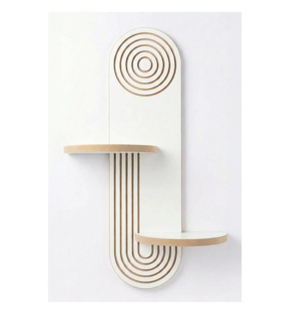 Mensola a muro, 100% MDF, bianca