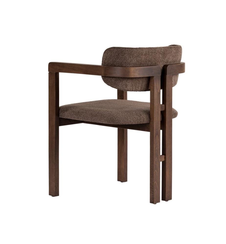 Sedia, marrone, noce scuro, 100% legno di faggio