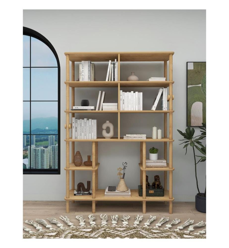 Libreria, 100% MDF, rovere