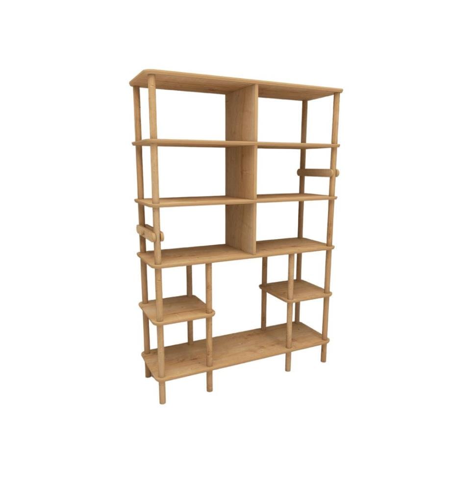 Libreria, 100% MDF, rovere