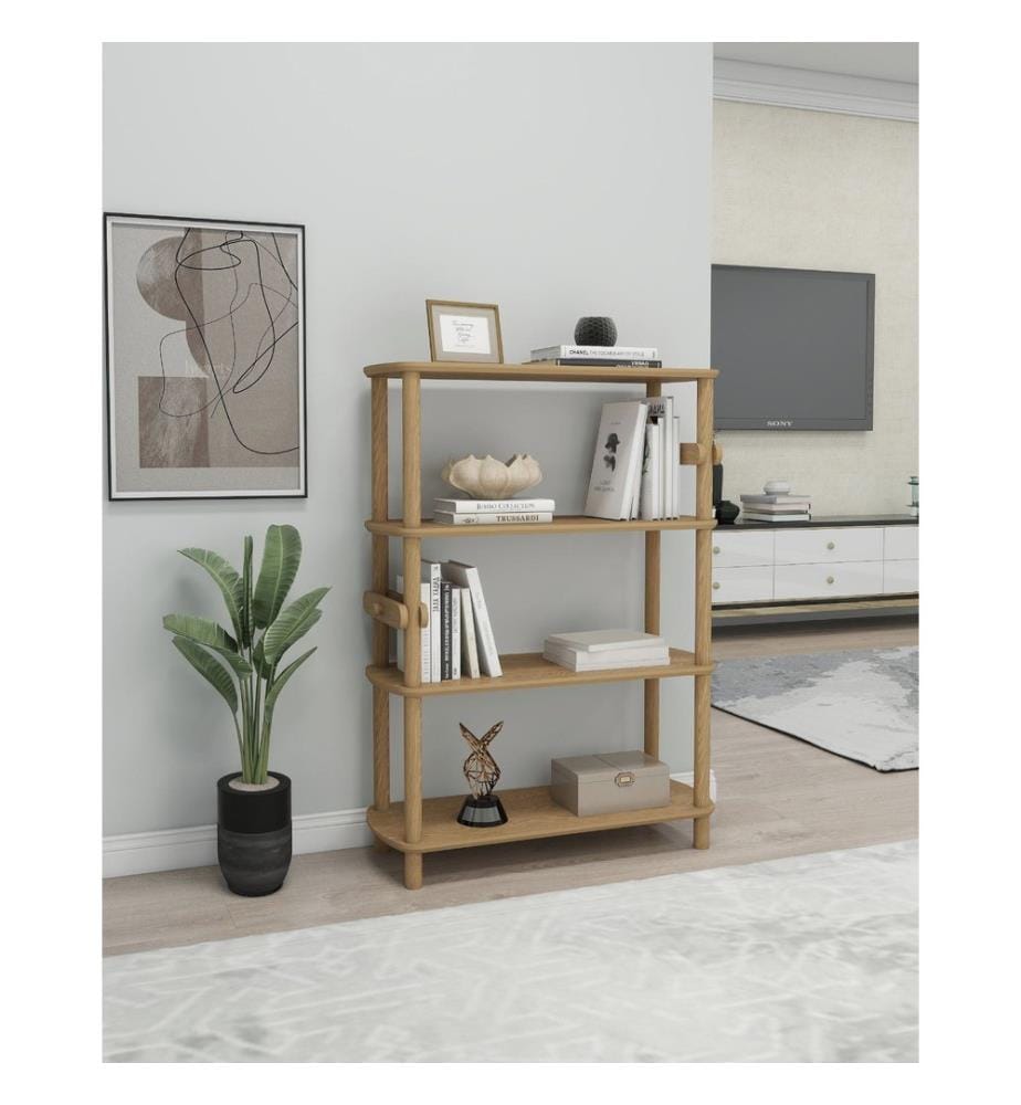 Libreria, 100% MDF, rovere