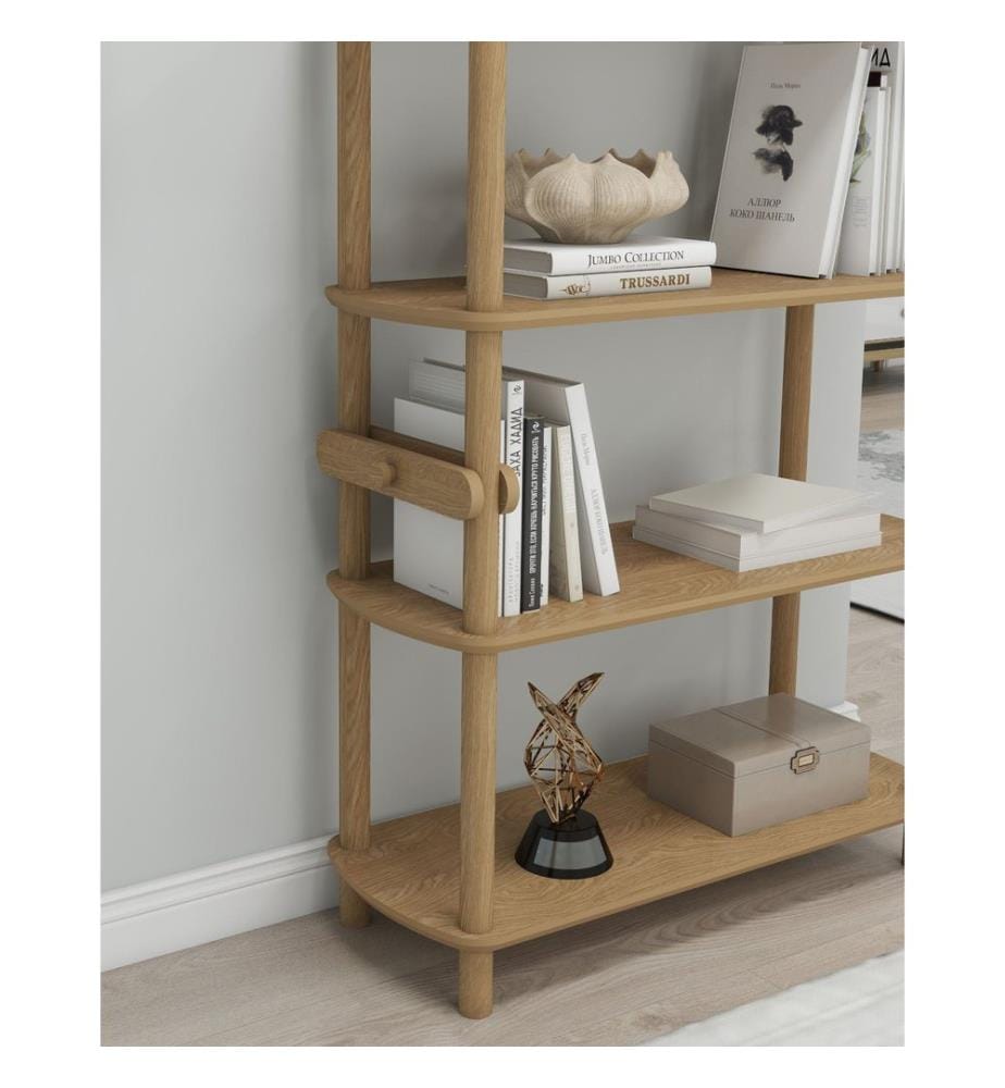 Libreria, 100% MDF, rovere