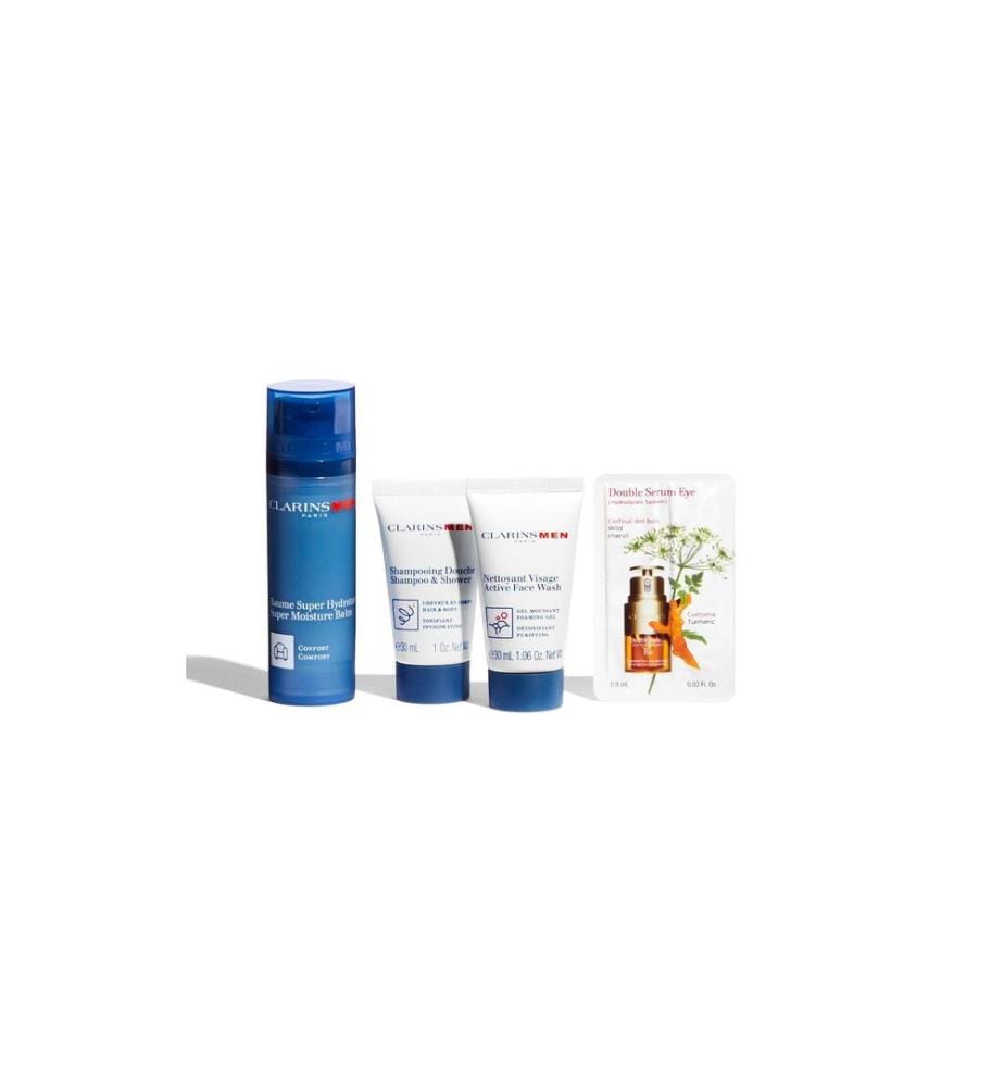 Clarins ClarinsMen Hydration Essentials Set 4 pièces