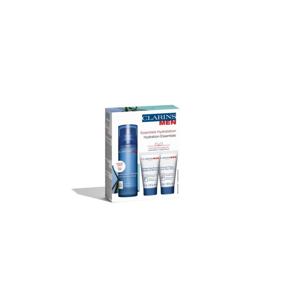 Clarins ClarinsMen Hydration Essentials Set 4 pièces