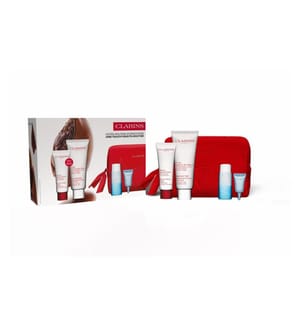 Clarins Kit d'évasion du week-end Soins du visage et des mains avec sac