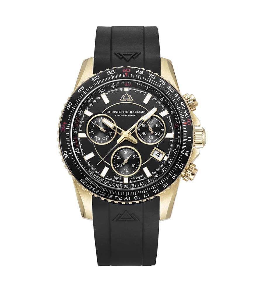 Uhr Velocite V2 Chrono – Schwarz & Gold