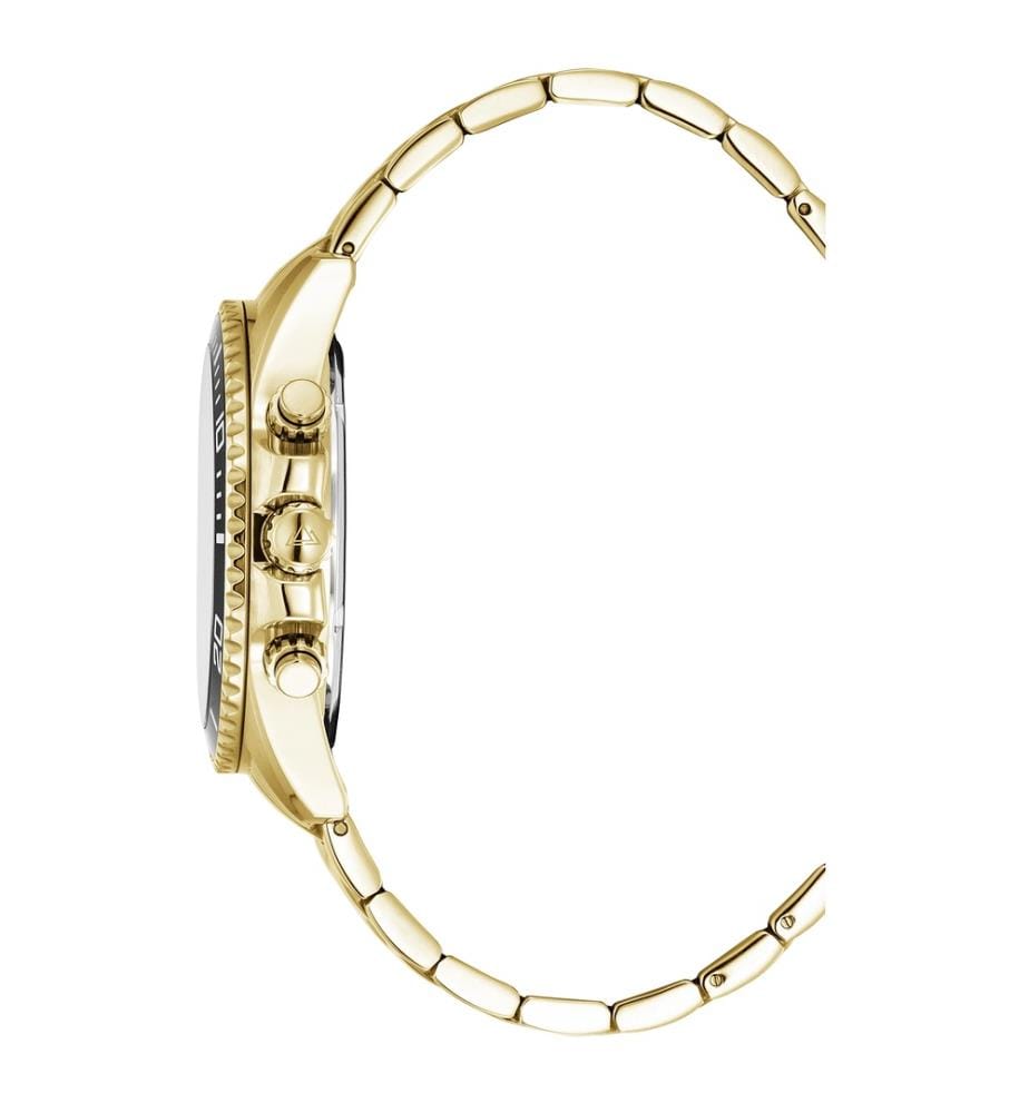 Herrenuhr Marine Chrono II – Gold & Schwarz