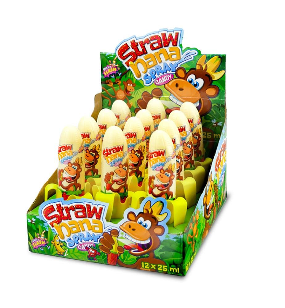 12 sprays Strawnana - Fraise/Banane - 25 ml