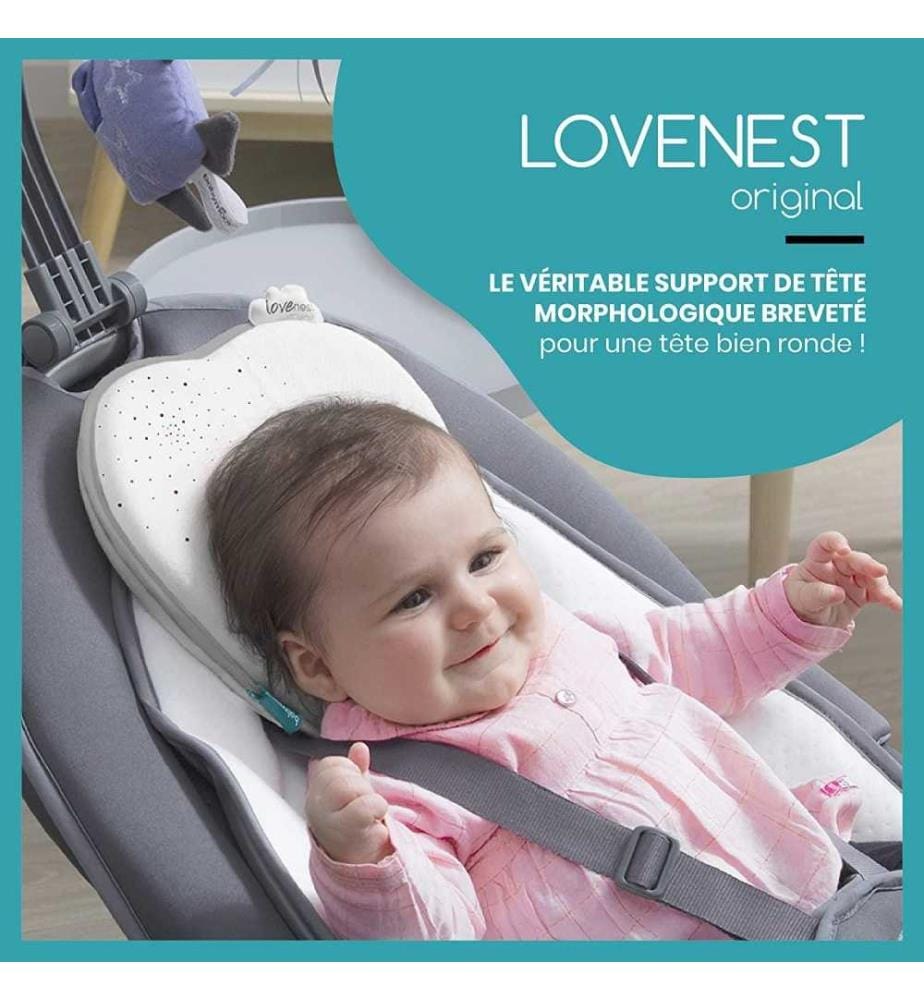 Coussin ergonomique pour tête de bébé