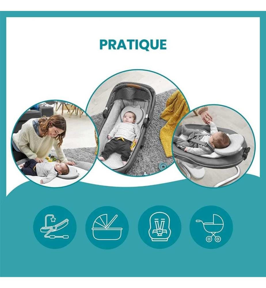 Coussin ergonomique pour tête de bébé