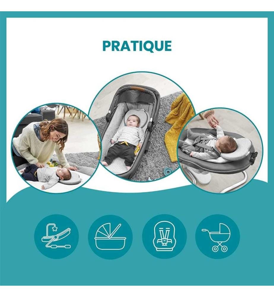 Coussin ergonomique pour tête de bébé