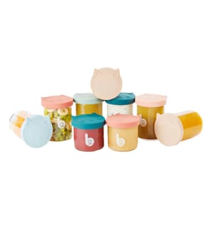 Lot de 9 pots de conservation en verre