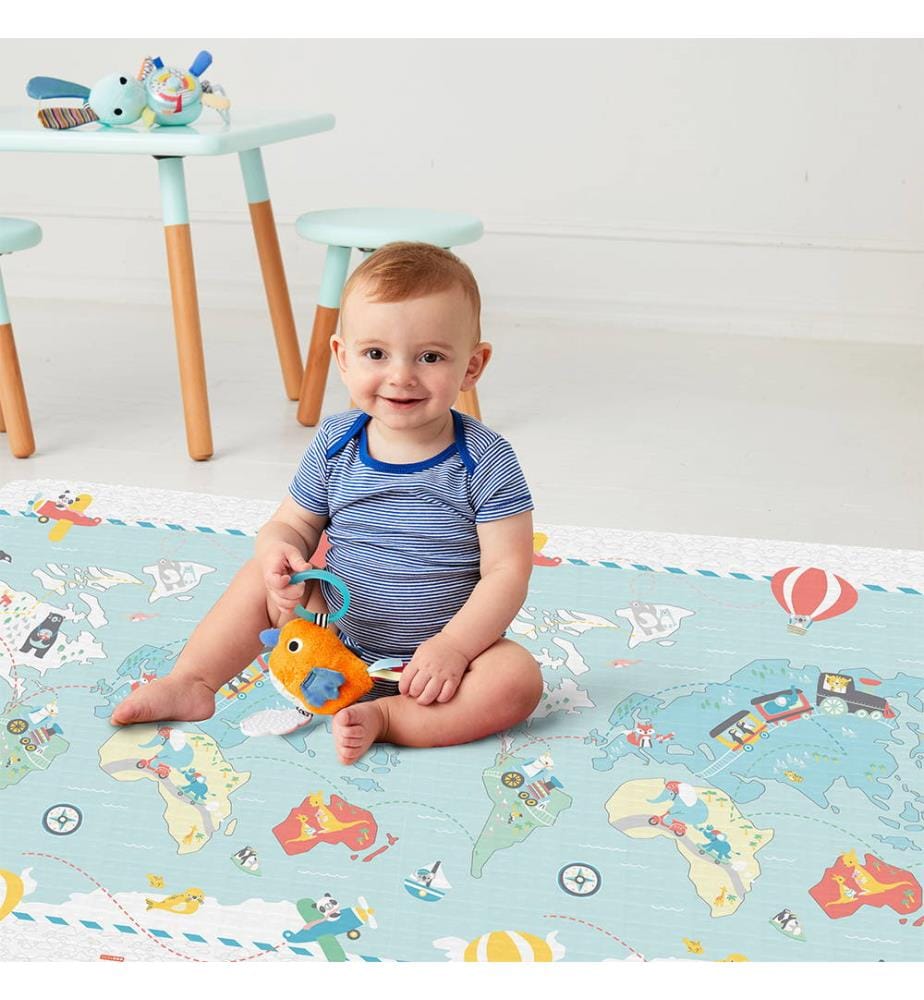 Tapis de jeu réversible - Vibrant Travelers