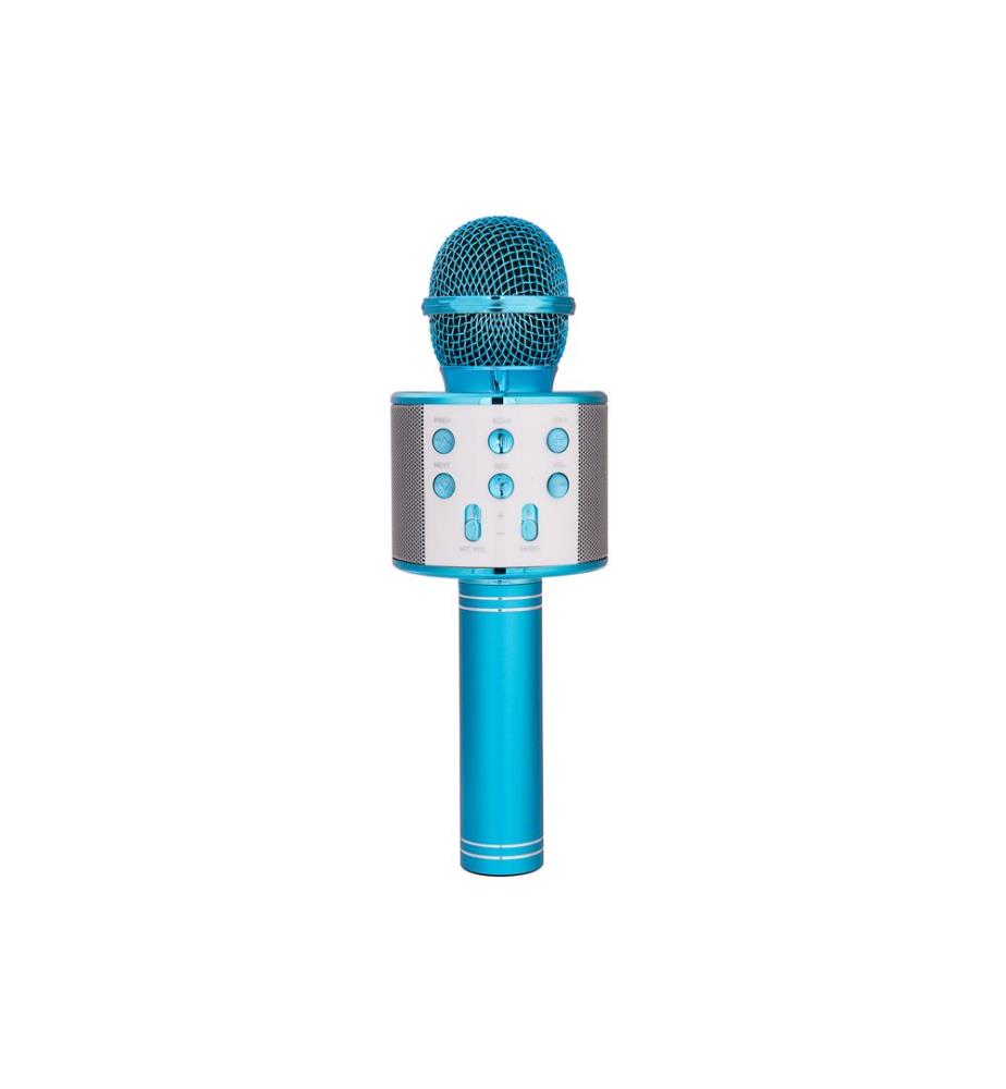 Bluetooth-Karaoke-Mikrofon – Blau