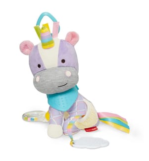 Hochet et peluche 2 en 1 - Licorne
