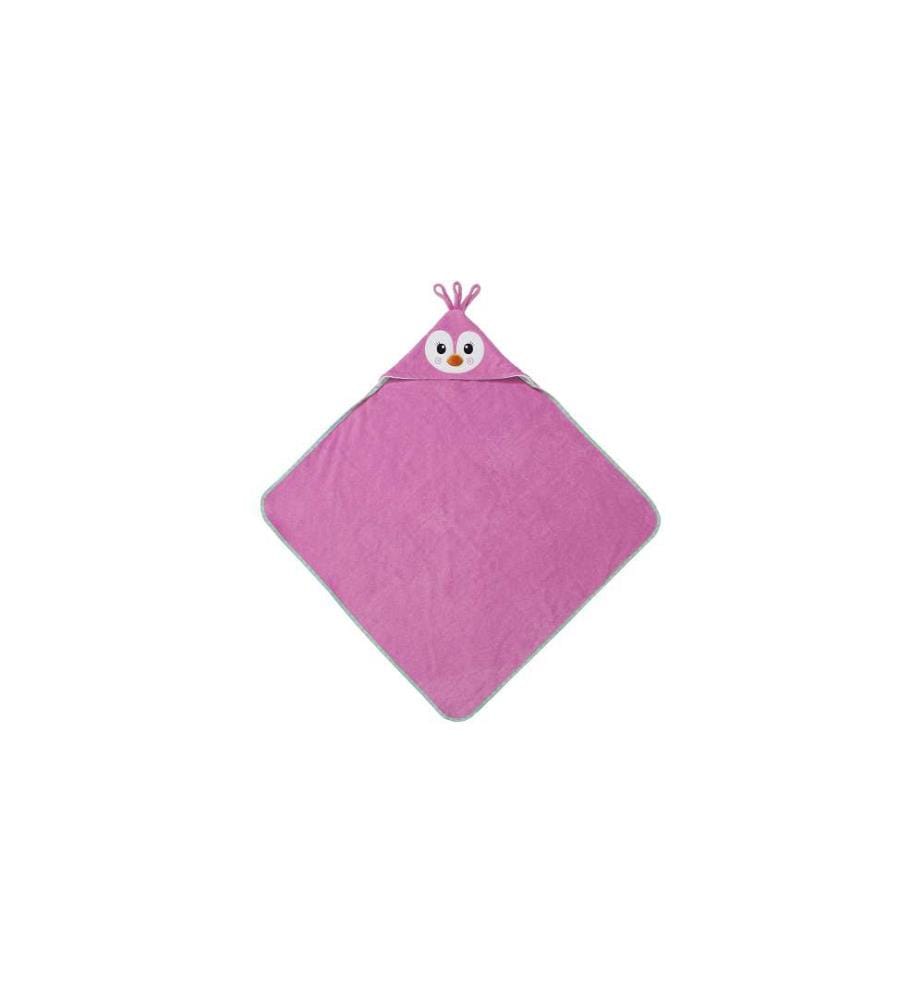 Serviette de bain à capuche - Pingouin