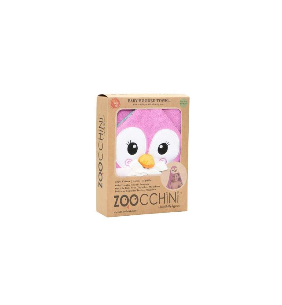 Serviette de bain à capuche - Pingouin
