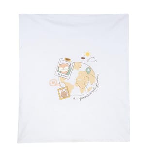 Couverture pour poussette - Blanc