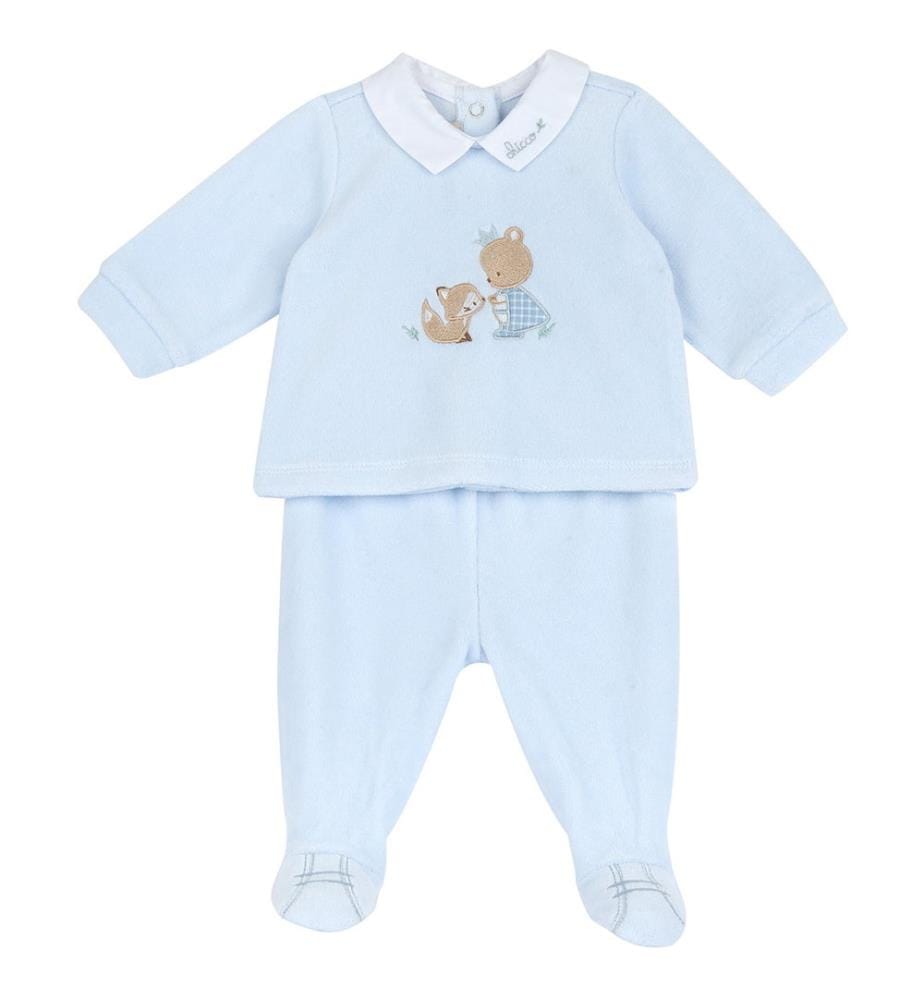 Set aus Pullover und Hose – Hellblau