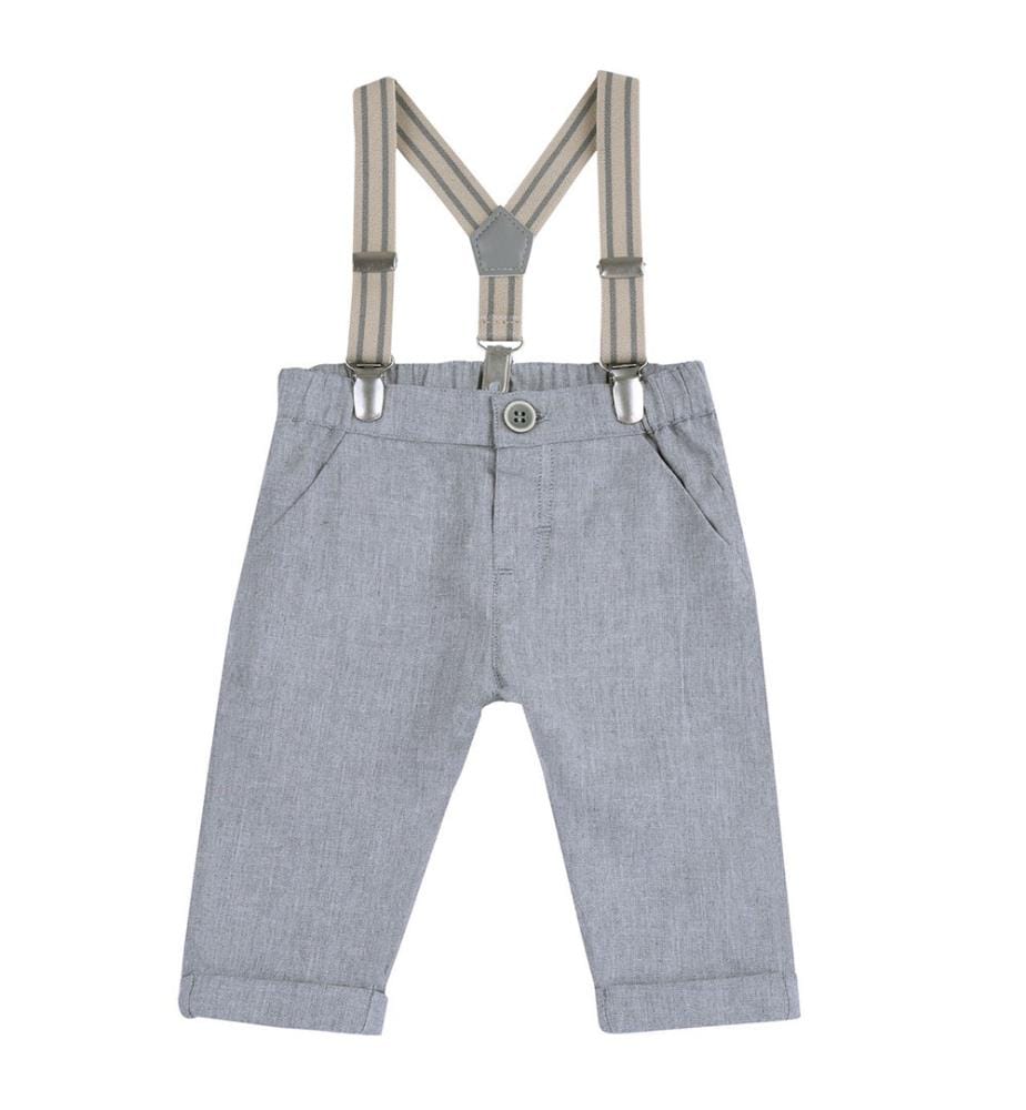 Latzhose – Grau