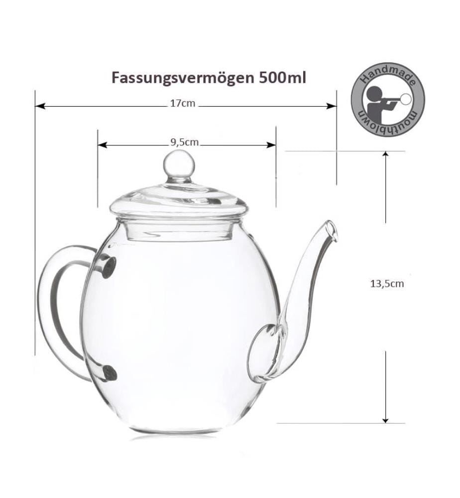 Théière en verre 500 ml