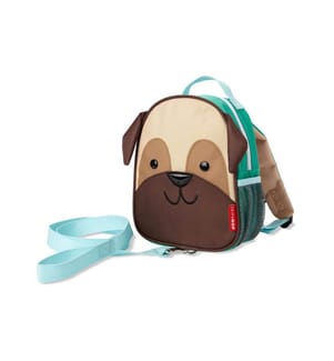 Mini-Rucksack mit Leine – Mops