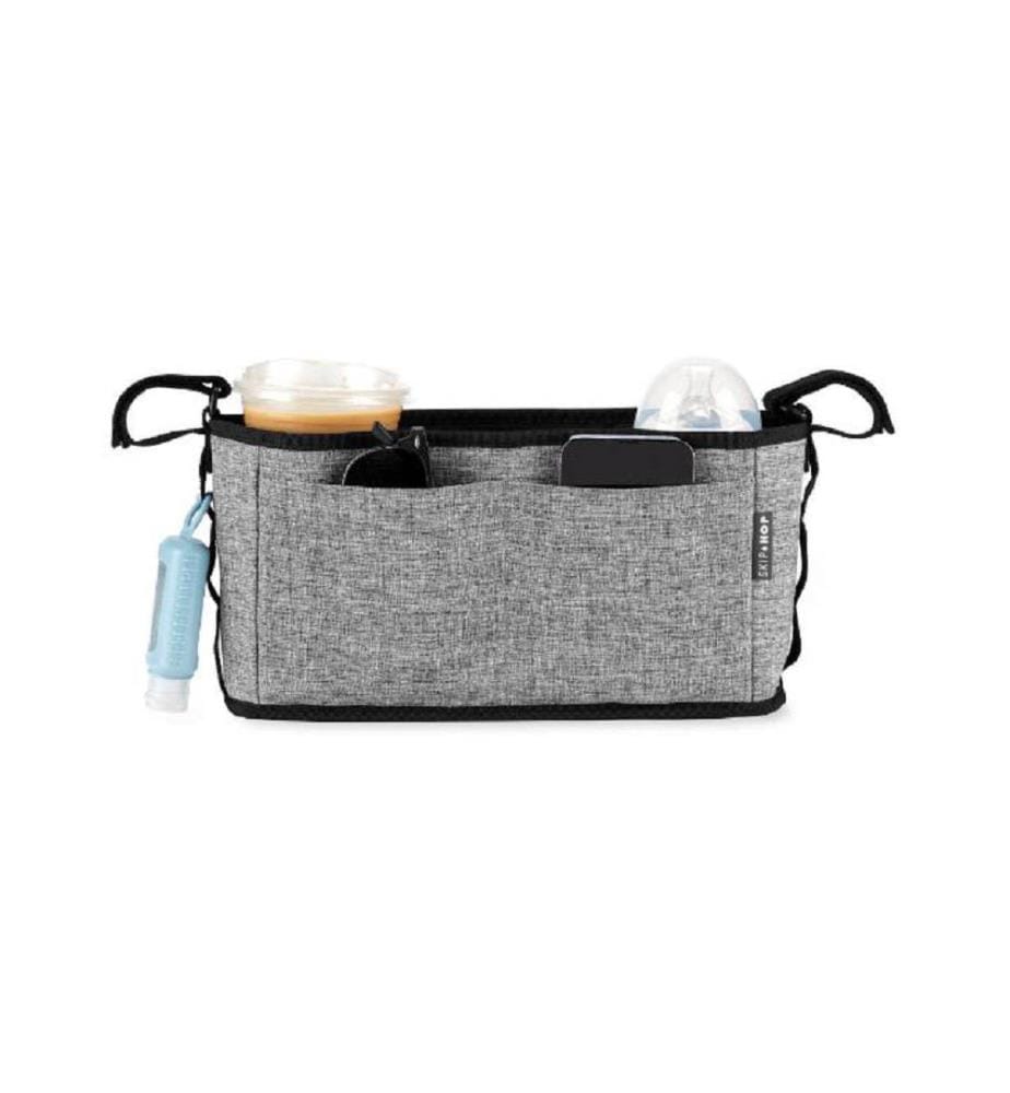 Kinderwagen-Organizer Ultra - Melange-Grau