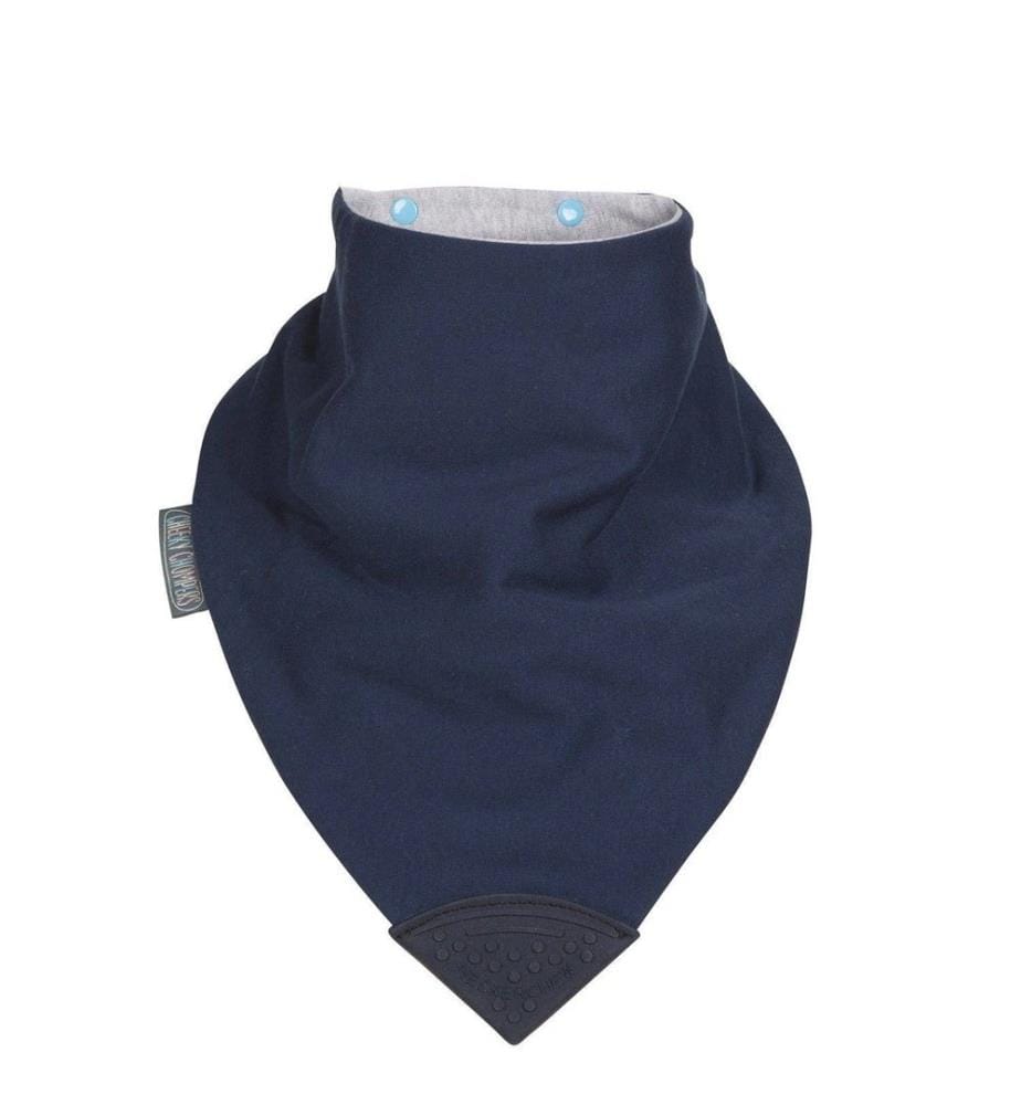 Beisslätzchen Large Neckerchew Navy