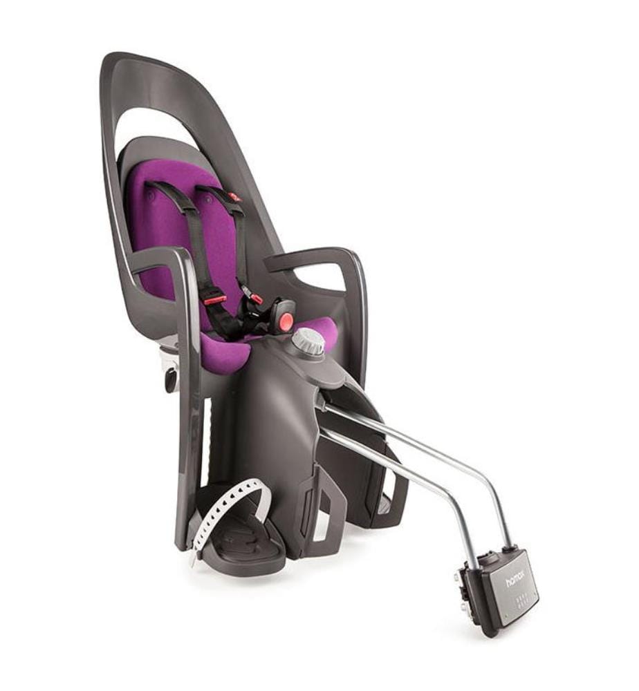 Siège Enfant de Vélo Caress - Gris et Violet