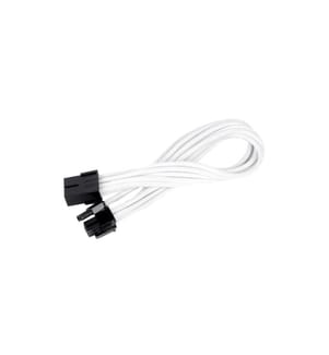 SILVERSTONE - Stromverlängerungskabel 8Pin - 6+2Pin PCIe Weiss