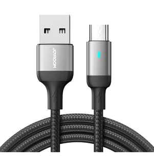 Kabel zu USB-A / Lightning / 2,4A / 1,2m S-UL012A10 (schwarz)