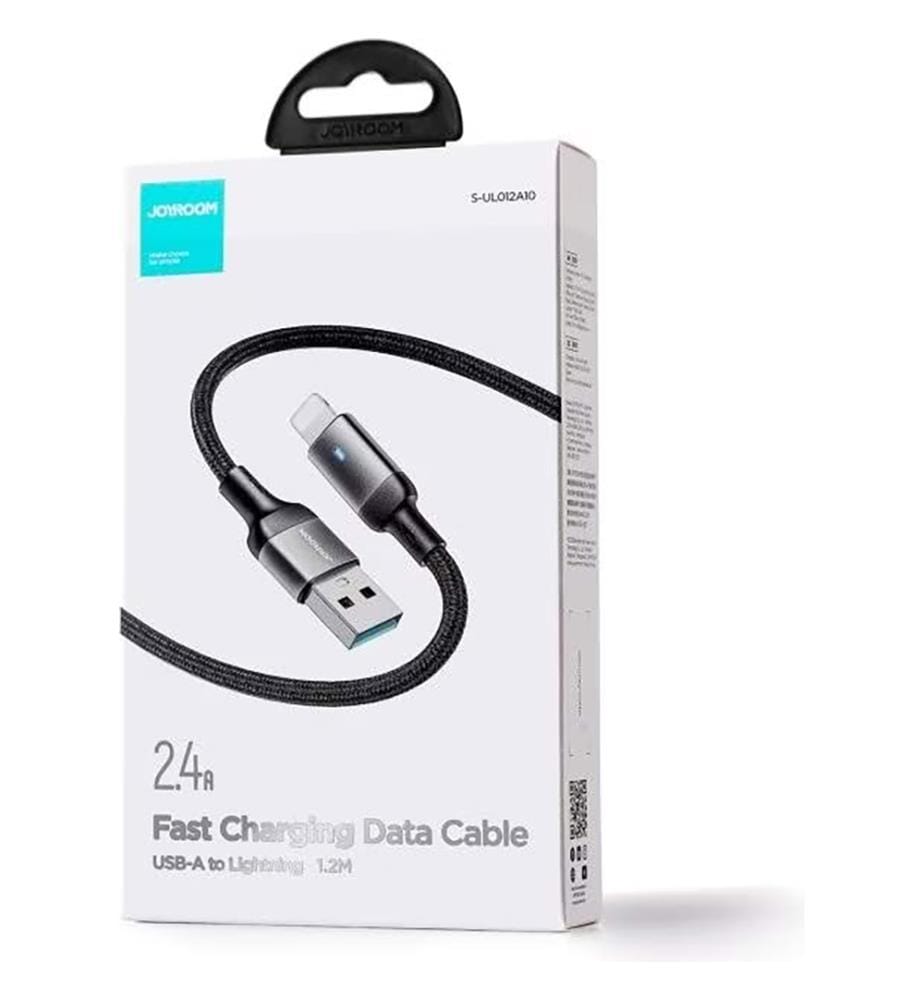 Kabel zu USB-A / Lightning / 2,4A / 1,2m S-UL012A10 (schwarz)