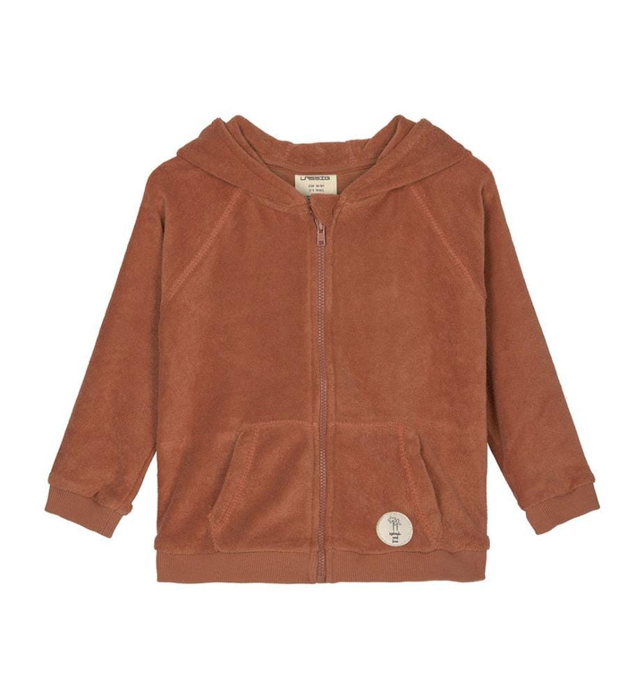 Veste en éponge rouille