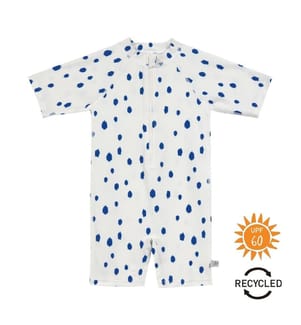 UV-Schutzanzug Kurzarm - Spots blue/nature