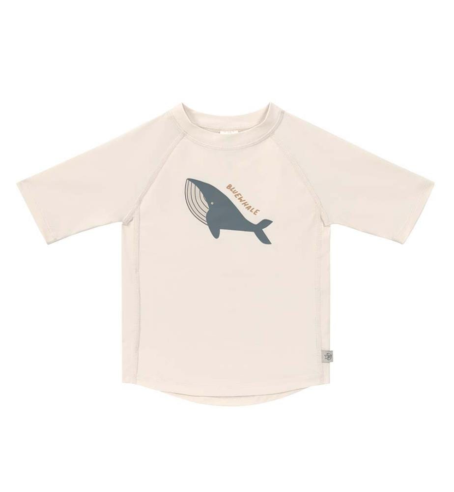 UV-Schutzanzug Kurzarm - Whale milky