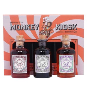 3x Monkey 47 Kiosk coffret de 3 miniatures - 5 cl