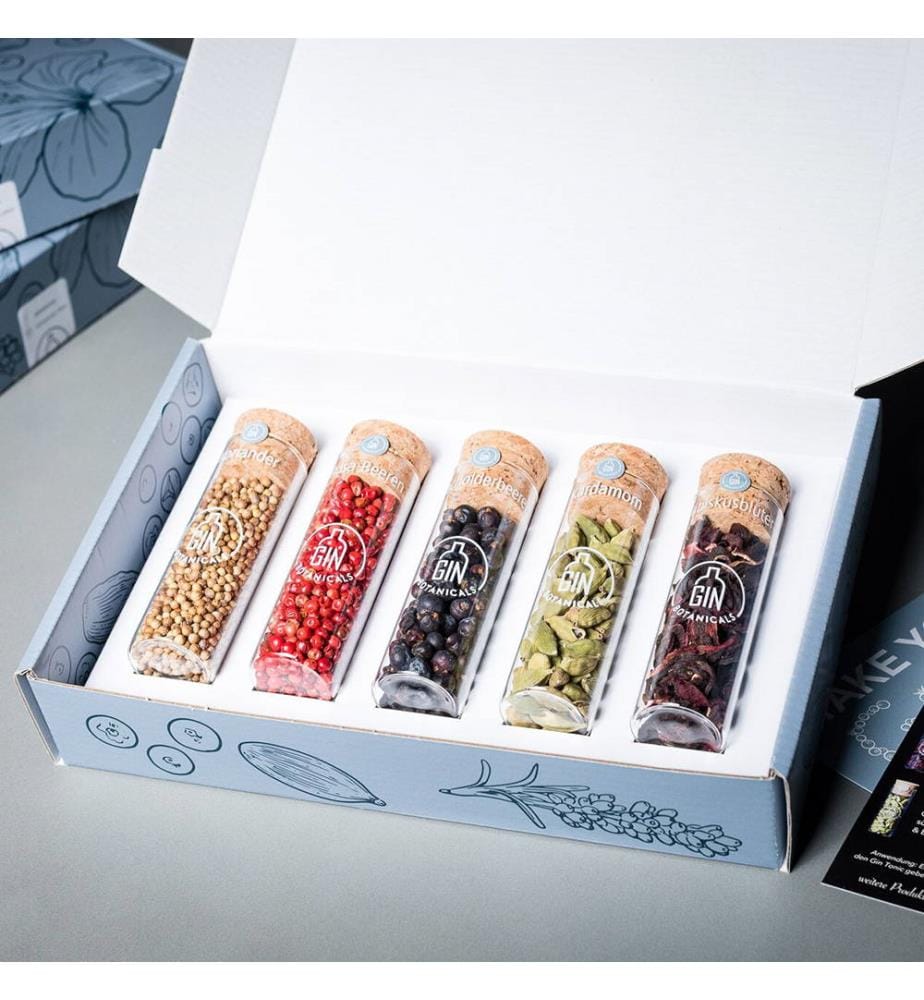 Gin Botanicals Basic Set - Set Cadeau Epices de Base pour Gin-Tonic