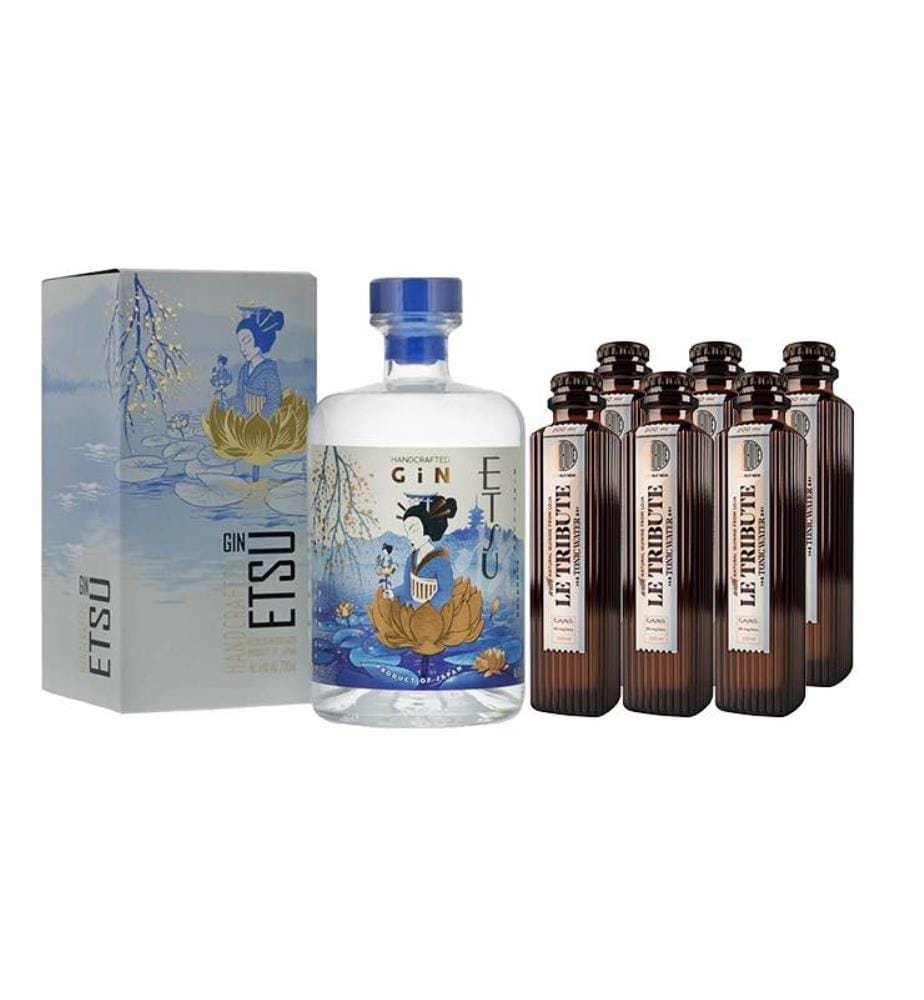 Etsu Gin 70 cl + 6x Le Tribute Tonic Water