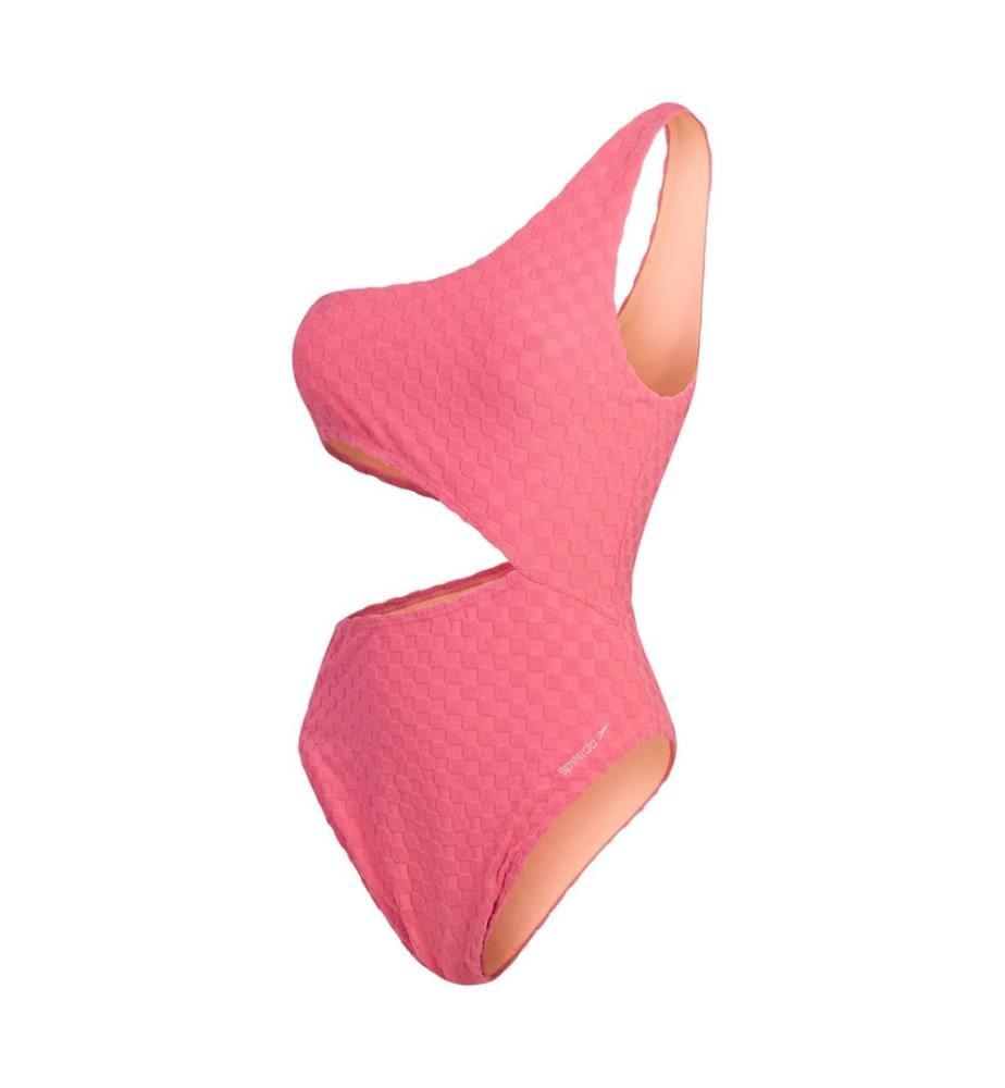 Speedo - Badeanzug für Damen, Ausschnitt, Strukturiert