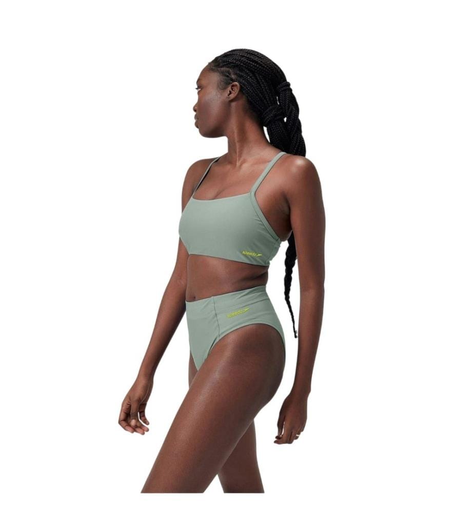 Speedo - Bikinihöschen für Damen, Hochleistungsmaterial, Hohes Bein