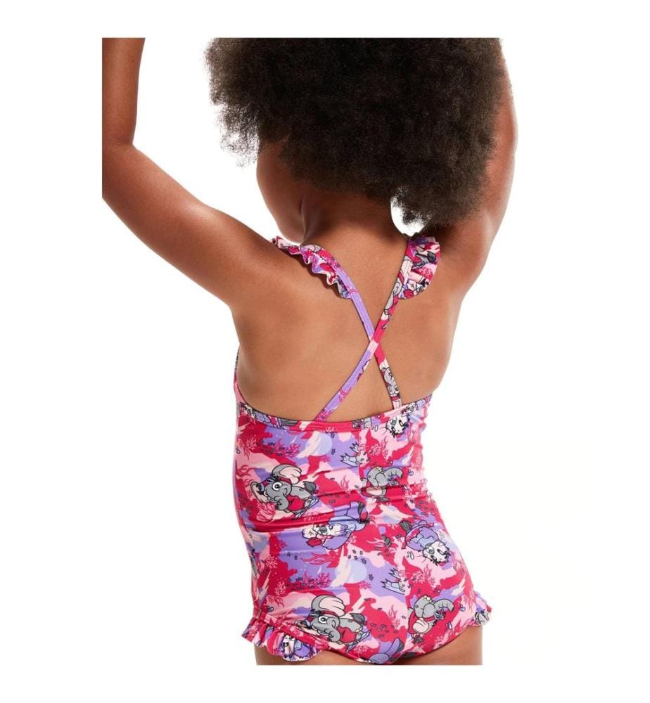 Speedo - "Learn To Swim" Badeanzug Dünner Riemen für Baby-Girls  Rüschen