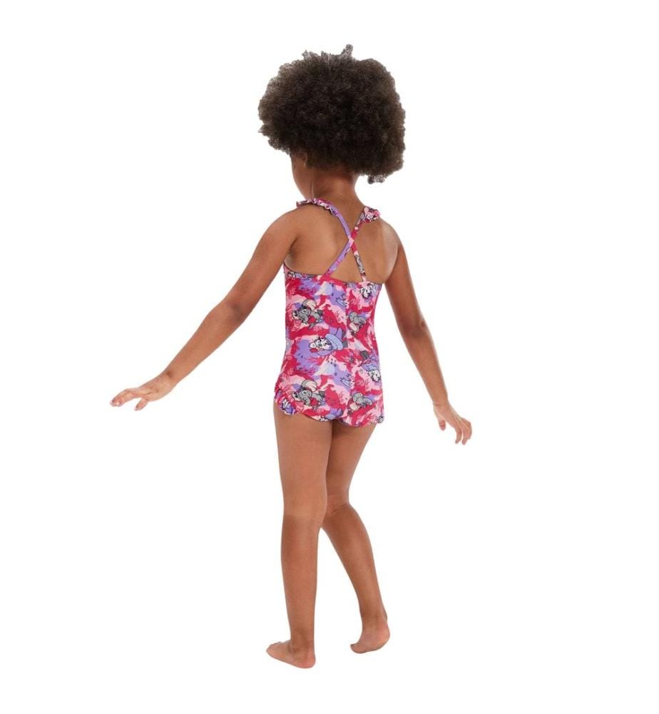 Speedo - "Learn To Swim" Badeanzug Dünner Riemen für Baby-Girls  Rüschen