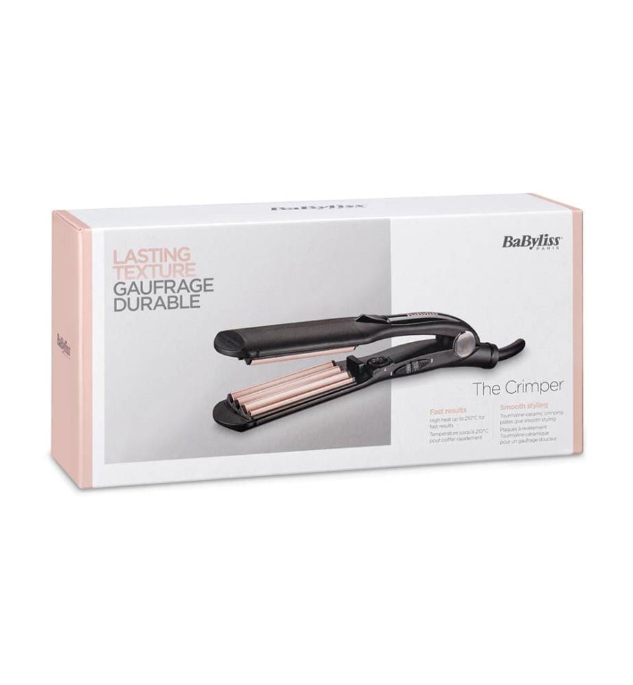 Lockenstab Crimper Embossing-Eisen - 2165CE - Schwarz und Pink