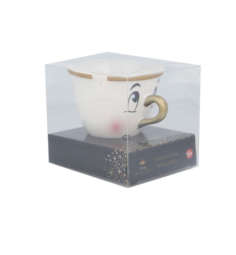 Keramik 3D Becher 6 Oz In Geschenkbox Schönheit und das Biest Chip