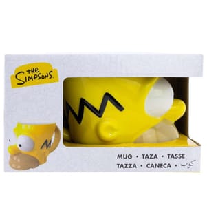 Keramik 3D Becher Xxx Oz in Geschenkbox Super Mario Fragezeichen