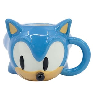 Keramik 3D Becher 13 Oz in Geschenkbox Sonic Head