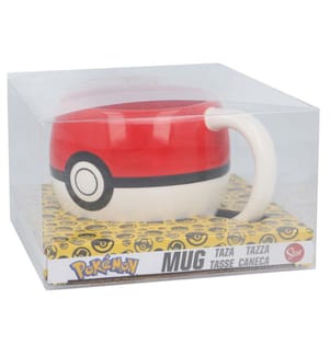 Keramik 3D Becher 15 Oz in Geschenkbox Pokemon Pokeball